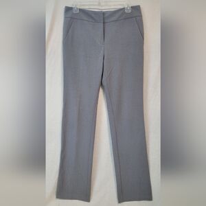 New York & Company Pants, Womens Size 4 TALL, Gray Straight Leg Dress Pants